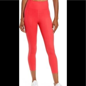 Girlfriend Collective High-Rise Compressive Leggings in Geranium